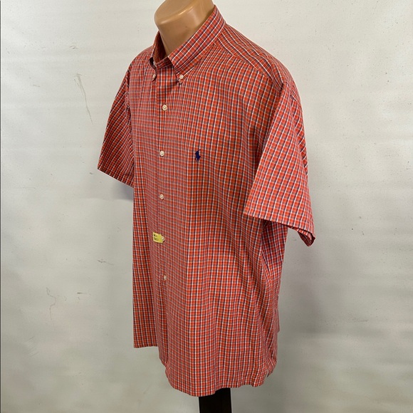 Ralph Lauren short sleeve button down collar shirt.  L - Picture 5 of 7